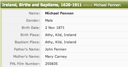 Michael Fennen 1871
