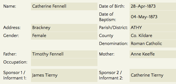 Catherine Fennell 1873
